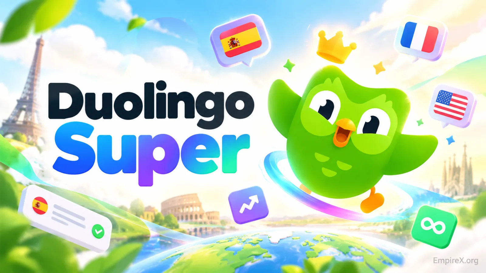 Duolingo Super - Nâng cấp chính chủ - hình ảnh sản phẩm tại EmpireX