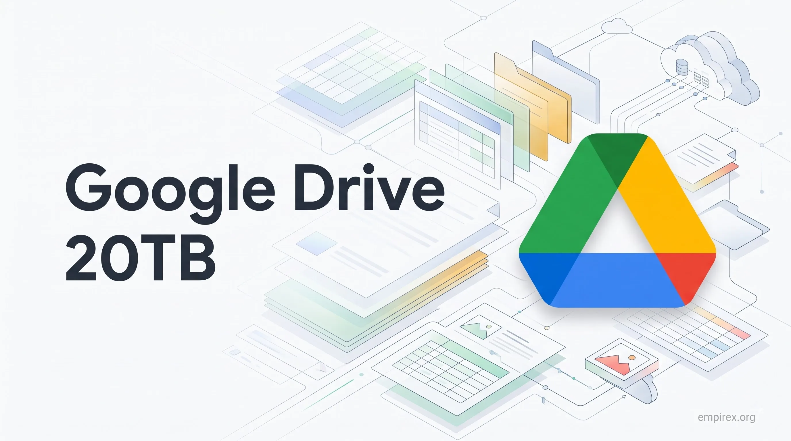 Google Drive 20TB - Nâng cấp chính chủ - hình ảnh sản phẩm tại EmpireX