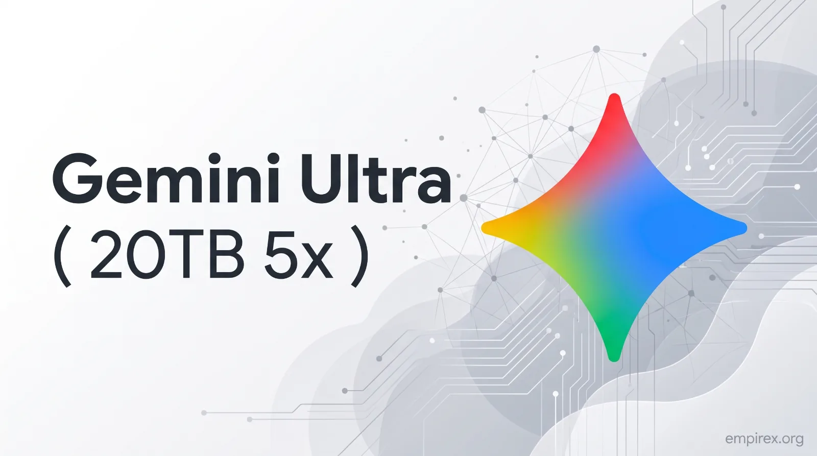 Gemini Ultra ( 20TB 5x ) - Official Personal Upgrade product image at EmpireX