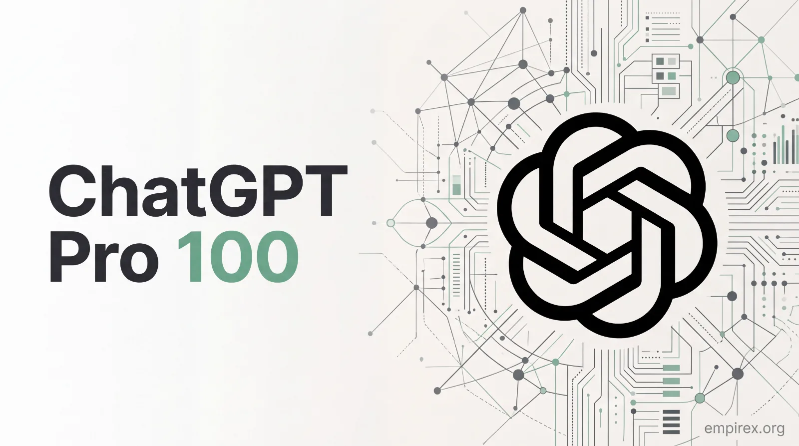 ChatGPT Pro 100 - Official Personal Upgrade product image at EmpireX