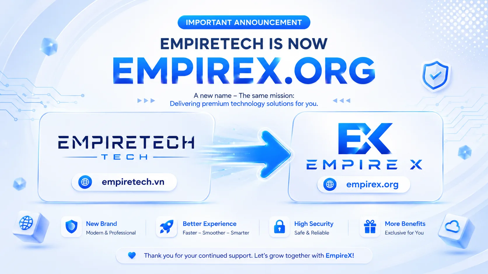 EmpireTech Officially Moves to EmpireX.org